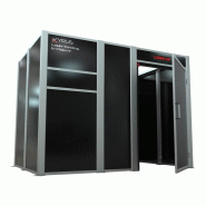 Cabine de soudage laser classe 4 - 3x3m avec porte à charnière Cabine de soudage laser classe 4 - 3x3m avec porte à charnière