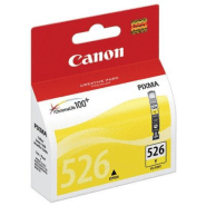 Cartouche Canon CLI 526Y jaune pour imprimantes jet d'encre Cartouche Canon CLI 526Y jaune pour imprimantes jet d'encre