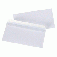 Enveloppe adhésive blanche 80g - 110x220mm - Pack de 500_0