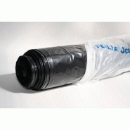 Fsd7-150a-  film plastique d'étanchéité sous-dalle en polyéthylène noir type 700, 6x25m
