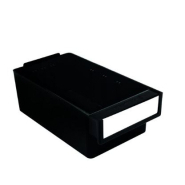 Petit bac tiroir ESD Noir 92x170x62 (carton : 45 bacs) -