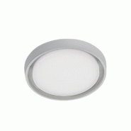 Zafferano Alu Applique Et Plafonnier À Led 25W Rond 27 Cm En Aluminium Blanc Mat Diffuseur En Polycarbonate Satiné Indice De Protection Ip54 - blanc
