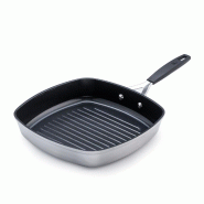 BERGNER Xmart - Poêle Grill 28x28cm en aluminium forgé compatible induction - Q4083