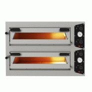 FOUR À PIZZA ÉLÉCTRIQUE - 4 + 4 X 30 CM - EN 230V PROFESSIONNEL FOUR À PIZZA ÉLÉCTRIQUE - 4 + 4 X 30 CM - EN 230V PROFESSIONNEL