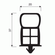 Joint caoutchouc pour chambre froide jcr-043_0