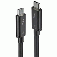 LINDY Thunderbolt 3 Cable 0.5m USB type C Male/Male