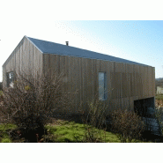 Maison à ossature en bois plain-pied avec sous-sol anaïs / toit double pente