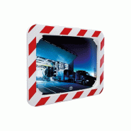 Miroirs avec cadre rouge et noir