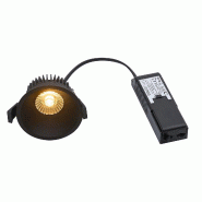Nordlux Spot encastré ALBRIC  Aluminium Noir, H.4.9 - IP44 - LED Module / Intérieur - noir 5704924016479