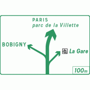 Panneau diagrammatique Dv42a2 - pré-signalisation carrefours complexes - WP Signalisation Panneau diagrammatique Dv42a2 - pré-signalisation carrefours complexes - WP Signalisation
