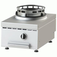 Plan de cuisson wok à gaz de table 1 brûleur - puissance 11,5 kw - ... - PAHA0011