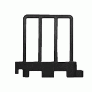 PLAST'UP ROTOMOULAGE Barrière de sécurité amovible noir- lot de 15 - NOIR - noir 0034966361424