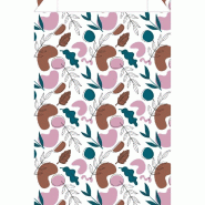 Pochettes cadeau floral moderne 18x6x35 cm - par 150