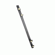 Projecteur moderne à 4 lumières en aluminium thermolaqué noir mat - Système modulaire réglable au design industriel 120 cm - Perenz - noir 8292 N
