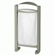 ROSSIGNOL Corbeille vigipirate sur pied arkea - 60 L - sans cendrier - gris ciment ROSSIGNOL Corbeille vigipirate sur pied arkea - 60 L - sans cendrier - gris ciment