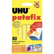 Uhu pastilles adhésives prédécoupées, réutilisables, patafix Uhu pastilles adhésives prédécoupées, réutilisables, patafix