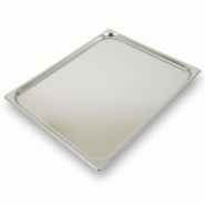 VERTES Récipient GN 2/1 Gastro Norm (profondeur 20 mm sans couvercle, résistant à des températures comprises entre -40 °C et +300 °C) - inox FD1