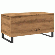 VidaXL Table basse chêne artisanal 90x44,5x45 cm bois d'ingénierie Modèle Tradition - 857443
