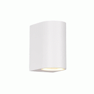 Applique extérieure Roya 2x GU10 IP44 blanc mat aluminium up & down - blanc 4017807518986
