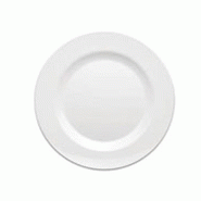 Assiette mélamine blanche Ø23cm - par 12