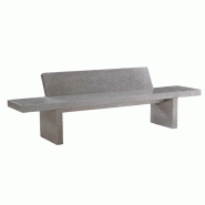 Banc en béton poli LOUVRE