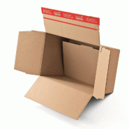 Carton à fond automatique et hauteur variable 22.9x16.4x5/11.5cm