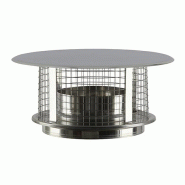 Chapeau Pare-pluie anti-oiseau / CPOI / Inox-galva - Ø 280 Chapeau Pare-pluie anti-oiseau / CPOI / Inox-galva - Ø 280