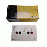 CHAUVIN ARNOUX - Shunt 20A - 0.1V - Double isolation - Connexion fiche banane diam 4mm - Série Enseignement