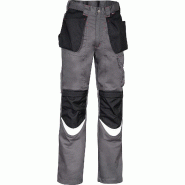 Cofra Pantalon de travail BRICKLAYER Anthracite/Noir 2XL - FR (50) - EU (56) - 56 gris multi-matériau 8023796123960