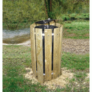 Corbeille bois FORESTIERE 100 Litres