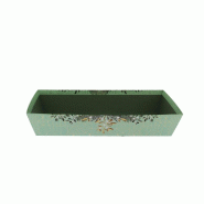 Corbeille rectangulaire verdo moyen modèle 33x20x6 cm - par 30
