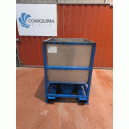 Cuve carrée empilable acier inoxydable 485 litres