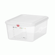 ITALCONCEPT Bac GN 1/2, polypropylène, HENDI, GN 1/2, 10L, Transparent, 325x265x(H)150mm - 8711369873274