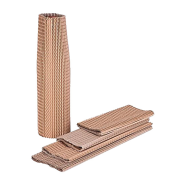 Manchon en carton bi-ondulé extensible conçu pour protéger vos bouteilles et objets cylindriques Manchon en carton bi-ondulé extensible conçu pour protéger vos bouteilles et objets cylindriques