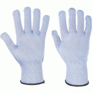 Portwest - Gants anti coupures de niveau D Jauge 13 agroalimentaire lavable à 60 degrés #5D9CEC Taille 7 - 5036108245413