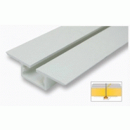 Profil oméga aluminium 130x29mm pour suspension plafond_0