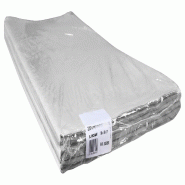 Pronappe - Réf.828061I - Carton de 200 Nappes pliées en papier gaufré légèrement satiné TISS LACK sous film 80x80 cm Extra Blanc - blanc papier