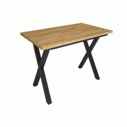 SKRAUT HOME Table à manger, 167x90x74 cm, Pour 8 personnes, Meubles de Salon, Chêne - beige Bois manufacturé 538_6