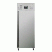 Vaiotec Réfrigérateur EASYLINE 650 L / 1 porte GN2/1 - Monobloc, 740 x 830 mm - argenté inox 10001