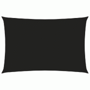 VidaXL Voile de parasol tissu oxford rectangulaire 5x7 m noir Modèle Helios Ombre - noir 135770