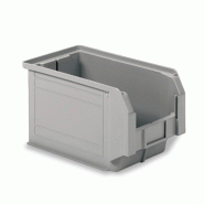 Bac à bec gerbable 12,5 L - 350x210x200 mm - Fond plein et parois pleines en polypropylène recyclé Bac à bec gerbable 12,5 L - 350x210x200 mm - Fond plein et parois pleines en polypropylène recyclé