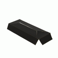 Calage pour corbeille 33x20x7cm carton noir vide de 19,5x8,5cm- par 360