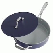 Casserole CIARRA Beyond 28 cm 4,2 L Induction avec couvercle et poignée Poêle à frire à rebord haut Céramique Bleu nuit VMSPM28 - bleu multi-matà Casserole CIARRA Beyond 28 cm 4,2 L Induction avec couvercle et poignée Poêle à frire à rebord haut Céramique Bleu nuit VMSPM28 - bleu multi-matÃ