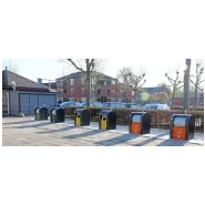 Conteneur enterré pour la gestion des ordures ménagères, emballages, papier et verre - Lumio