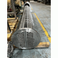Echangeur tubulaire industrias aja inox 17 m2 d'occasion