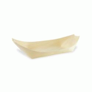 ECOLOMIQUE - 50 Pcs - Barquette bateau en bois - 22 cm x 10,5 cm x 3 cm - ECO210BBOIS23 - beige Matériau naturel ECO210BBOIS23 ECOLOMIQUE - 50 Pcs - Barquette bateau en bois - 22 cm x 10,5 cm x 3 cm - ECO210BBOIS23 - beige Matériau naturel ECO210BBOIS23