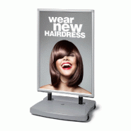 Exposiciónate Windtalker® City avec Base Plastique A0 WTRA0 - argenté aluminium 8596052031038