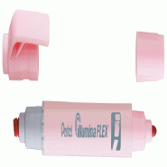 Pentel Surligneur bi-pointe Illumina Flex, pointes biseau de 4,2 mm / fine de 2,5 mm, encre rose pastel - rose plastique 4711577053806
