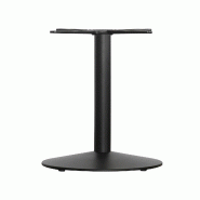 Proloisirs Pied No Rock Sol Auto Stabilisant Abattant Acier Rd43 cm X 71,5 cm - Noir - noir acier NR0013