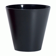 Prosperplast - Pot TUBUS 7 L - 25x25x23,3 cm, coloris Anthracite - gris plastique polypropylène ZA3987